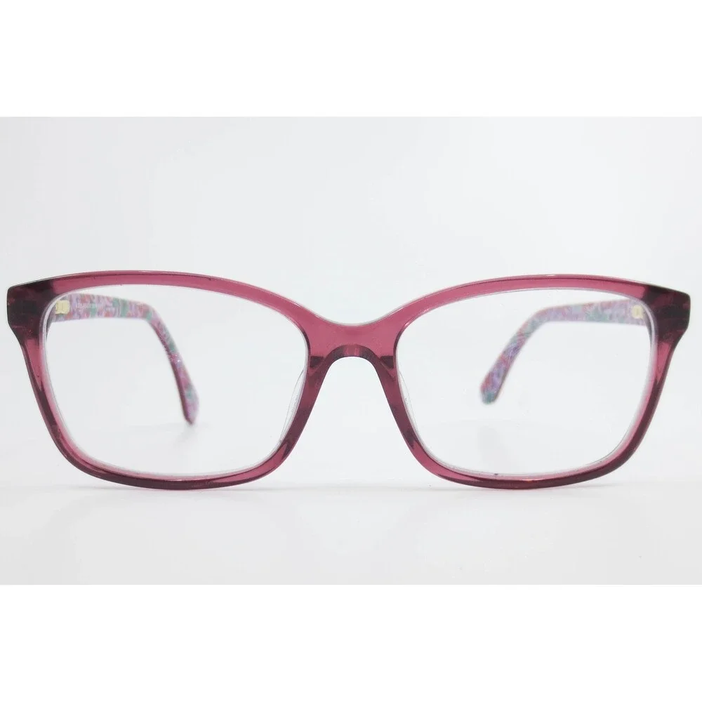 Kate Spade Miriam/G LHF Purple Floral Eyeglasses Frames 52-16-140